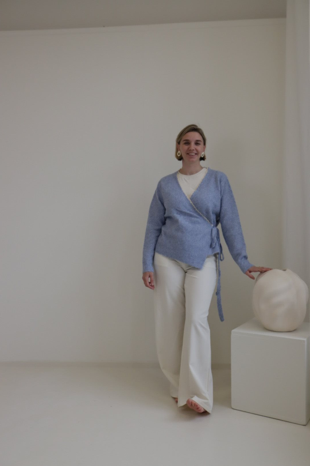 Vest Emeline Lichtblauw