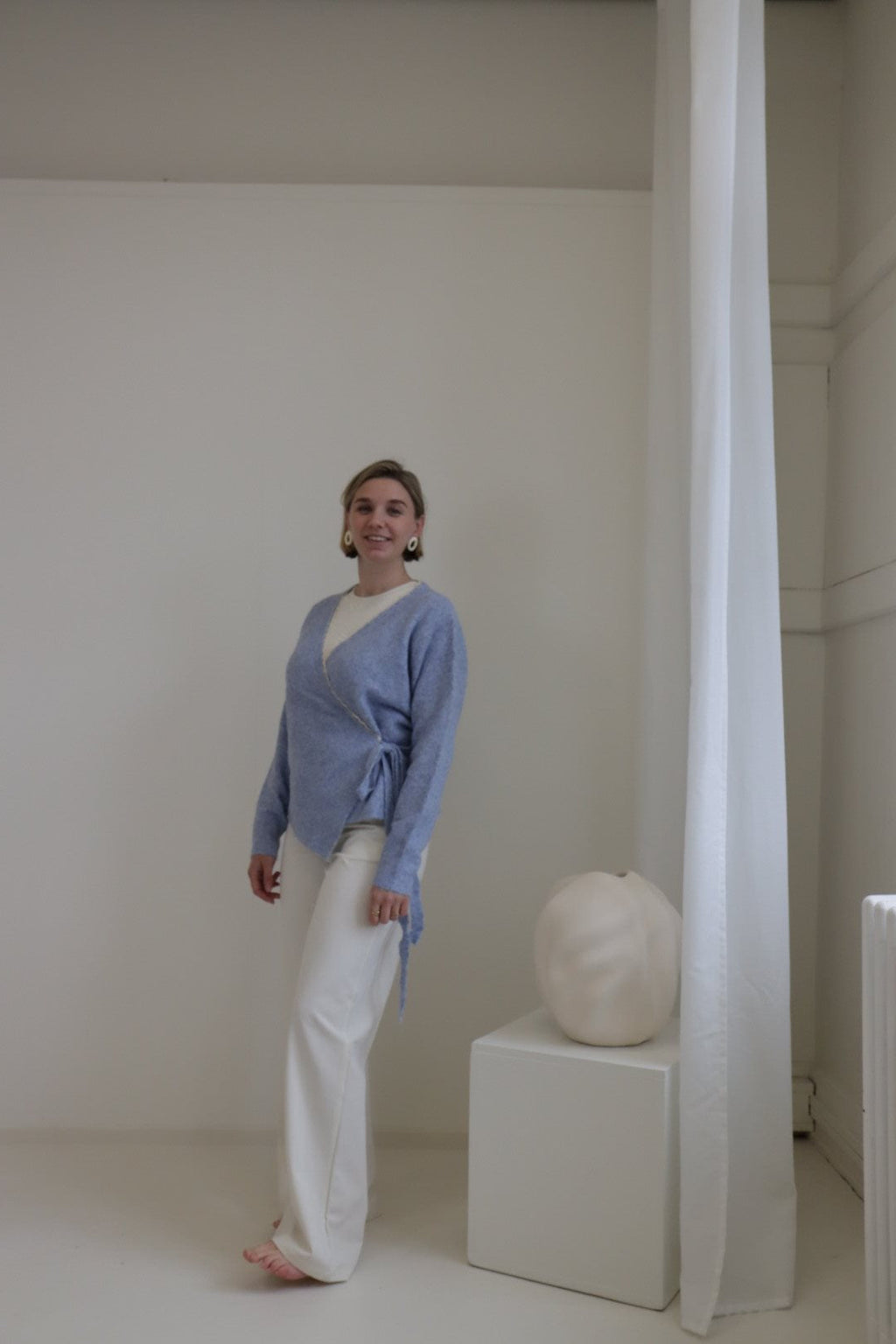 Vest Emeline Lichtblauw